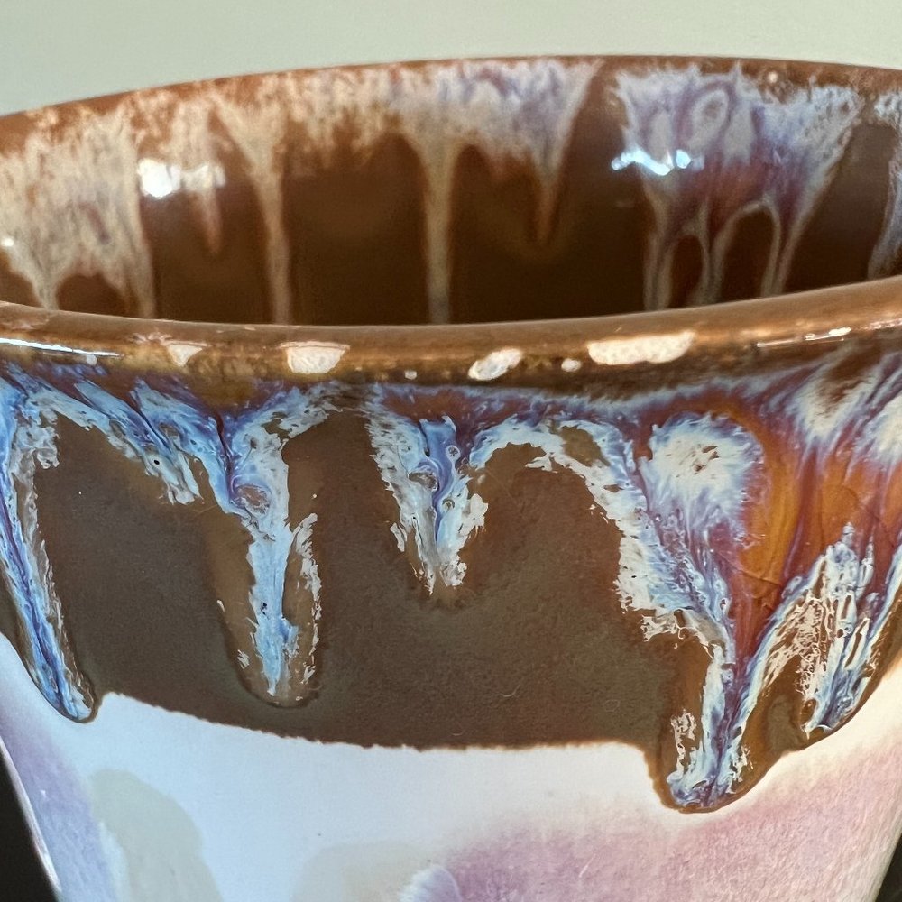 Cancun Mexico Souvenir Mug with Iridescent Drip Glaze - Picture 9 of 9